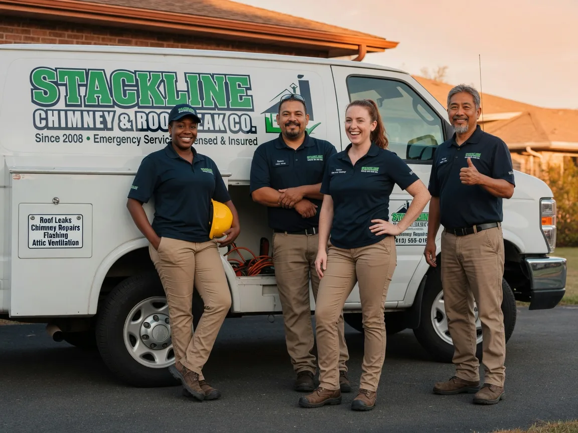 Chimney flashing repair company in Stafford, NY